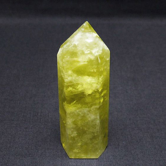 パワーストーン 天然石 シトリン水晶六角柱[T61-13066]
