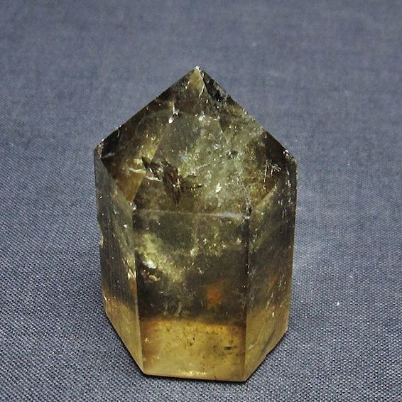 シトリン水晶六角柱[T61-13474]