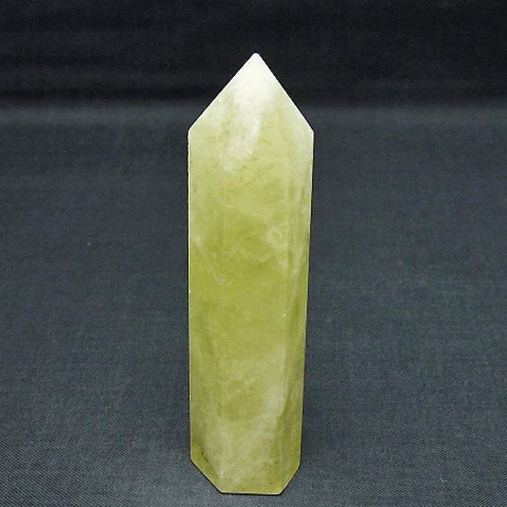 シトリン水晶六角柱[T61-14228]