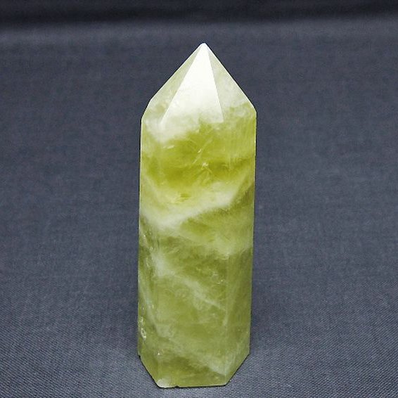 シトリン水晶六角柱[T61-14309]