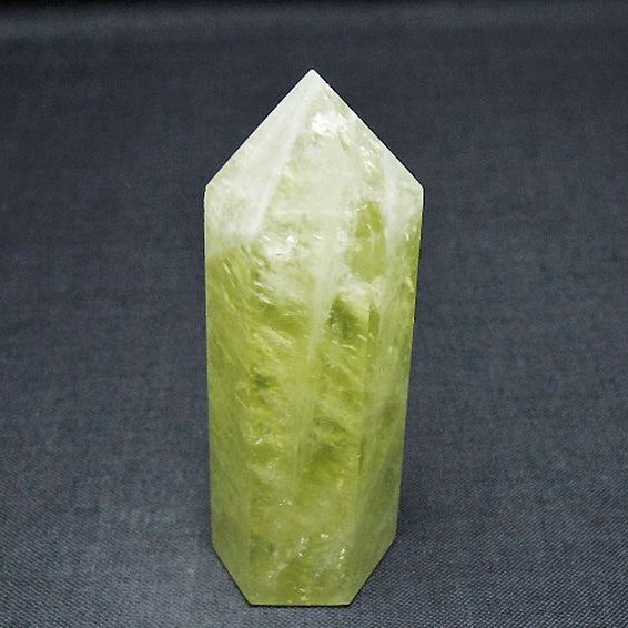 シトリン水晶六角柱[T61-14321]