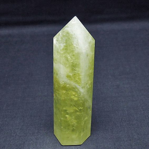 シトリン水晶六角柱[T61-14349]