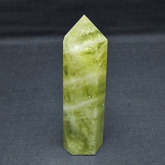 シトリン水晶六角柱[T61-14362]