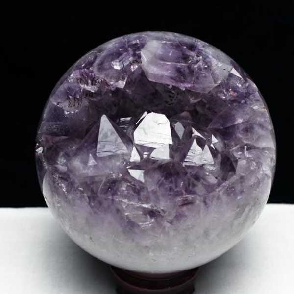 5.1Kg アメジスト笑口丸玉160mm[T610-11737]