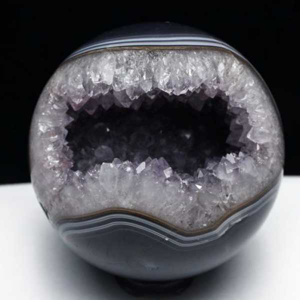 4.1Kg アメジスト笑口丸玉150mm[T610-11859]