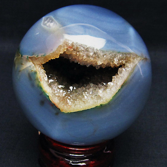 アゲート笑口 丸玉73mm[T610-12032]