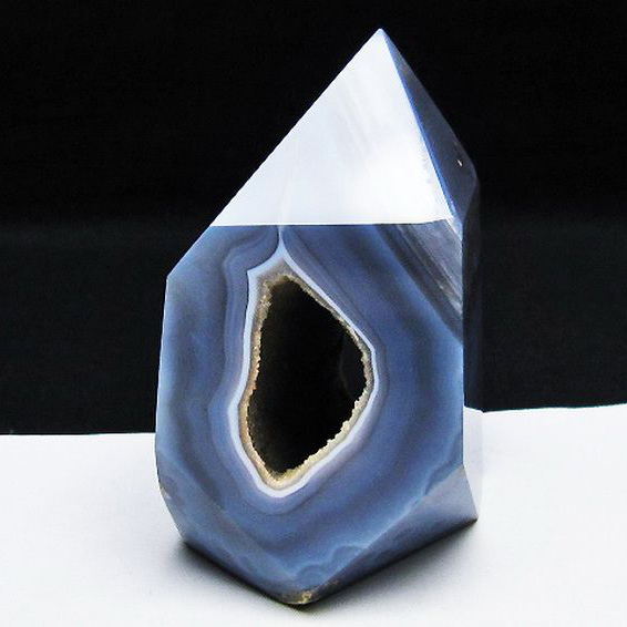 アゲート 笑口 六角柱[T610-12116]