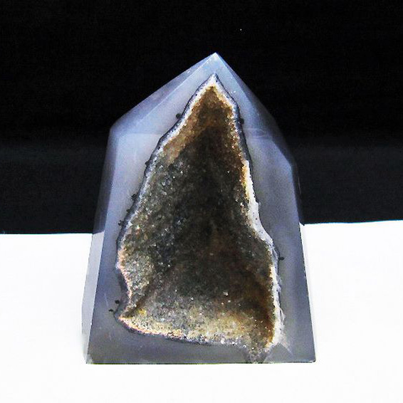 アゲート 笑口 六角柱[T610-12137]