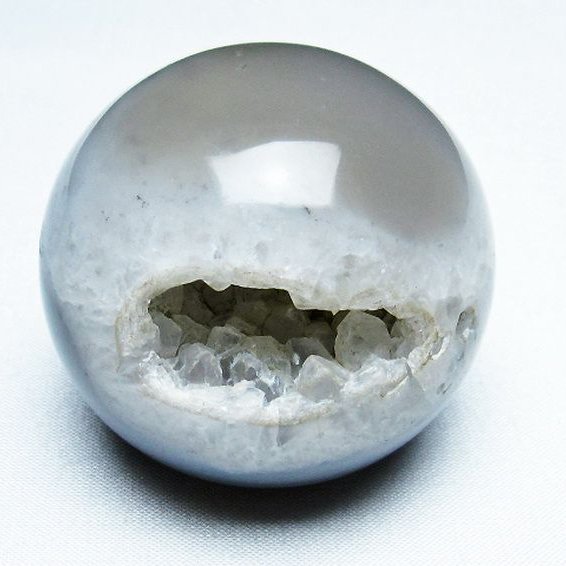 アゲート笑口 丸玉 58mm [T610-12540]