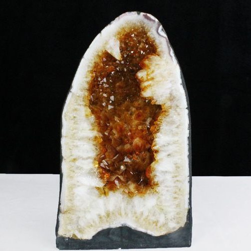 22.9Kgブラジル産シトリンドーム同梱不可[T611-10394]