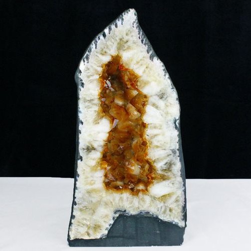 30.3Kgブラジル産シトリンドーム同梱不可[T611-10401]