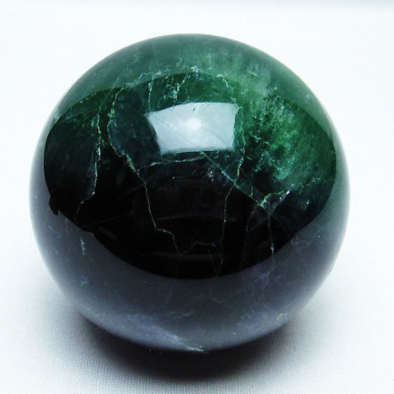 パワーストーン 天然石 フローライト丸玉 75mm [T616-3793]