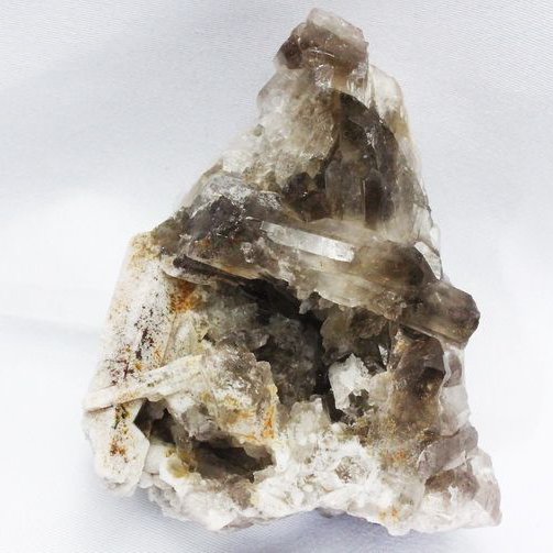 ブラジル産 モリオン 純天然 黒水晶 クラスター[T618-7115]