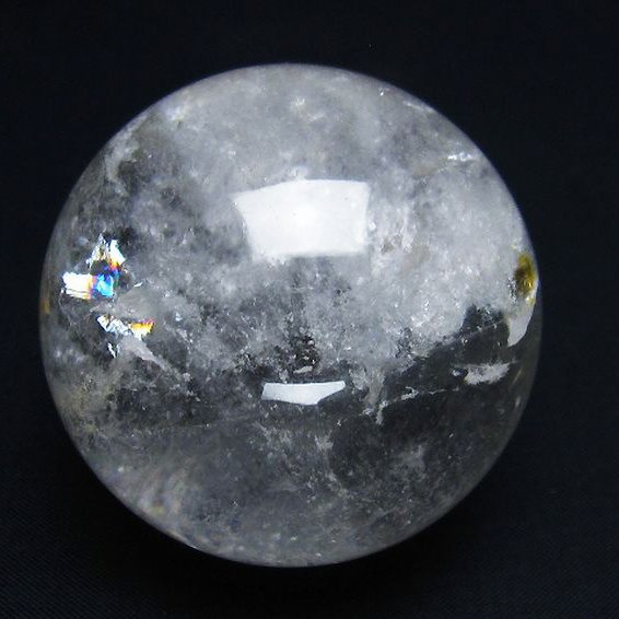 ヒマラヤ水晶丸玉 56mm [T62-15678]