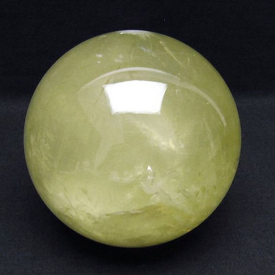 1.4Kgパワーストーン  虹入り ゴールドメタモルフォーゼス 丸玉 99mm [T63-6588]