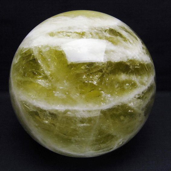 5.8Kgパワーストーン  シトリン水晶丸玉 160mm [T63-6787]