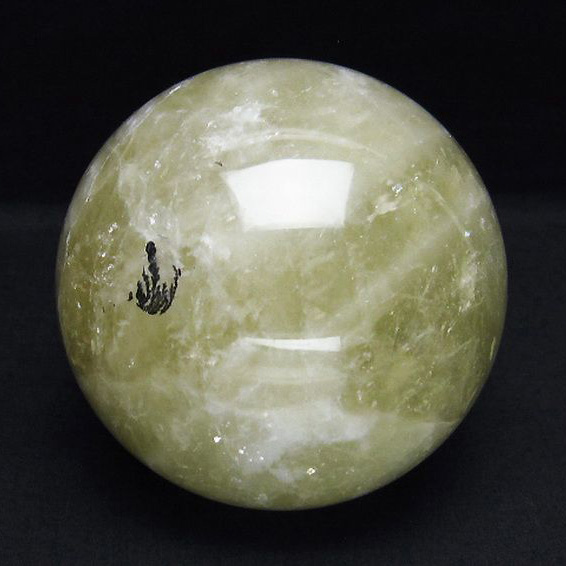 1.3Kgシトリン水晶丸玉97mm[T63-6836]