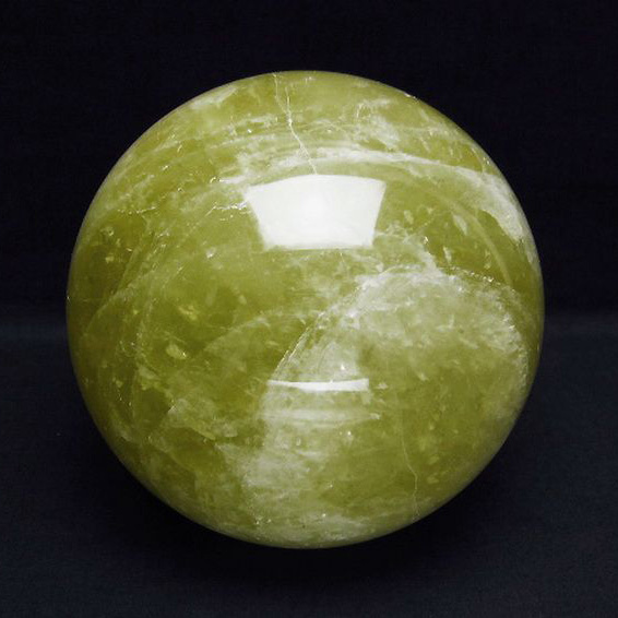 2.8Kgパワーストーン  シトリン水晶丸玉 127mm [T63-6878]