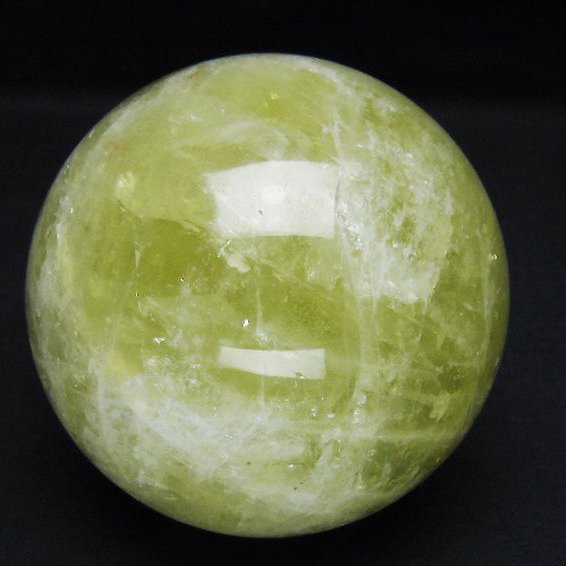 シトリン水晶丸玉 82mm [T63-7706]