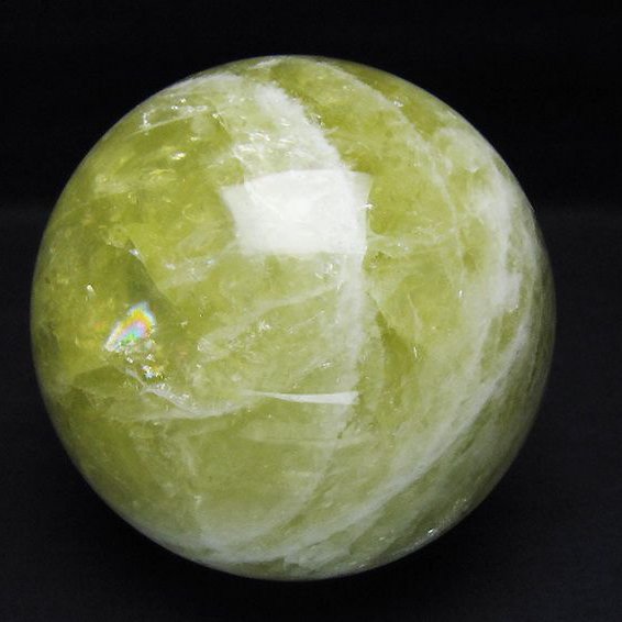 1.9Kgシトリン水晶丸玉 115mm [T63-7827]