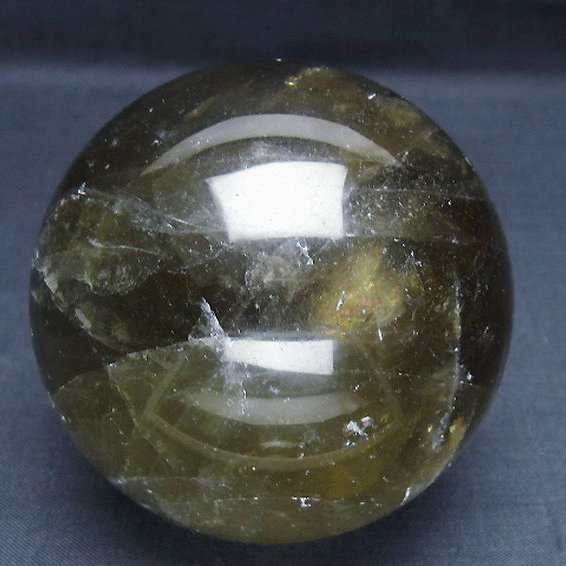 ライトニング水晶丸玉 74mm [t63-8028]