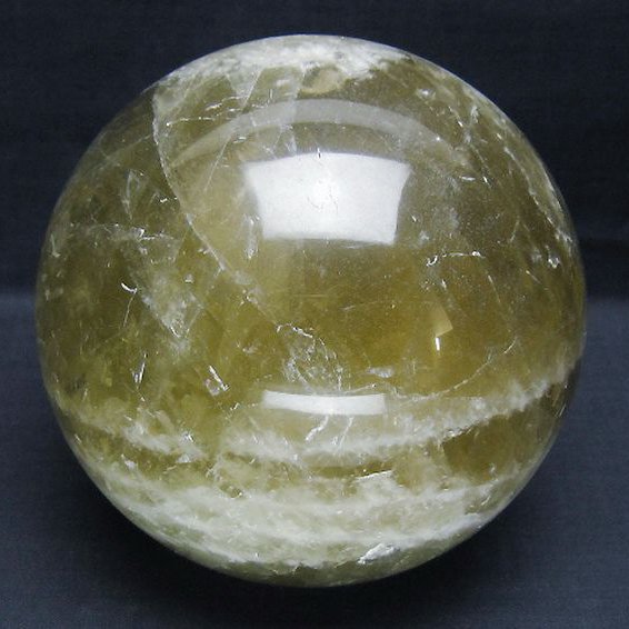 2.7Kgシトリン水晶丸玉 130mm [t63-8119]