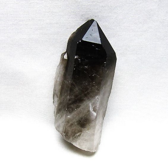 ブラジル産 モリオン 純天然 黒水晶 原石 [t633-2727]