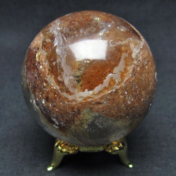 ガーデン水晶丸玉51mm[T637-3658]