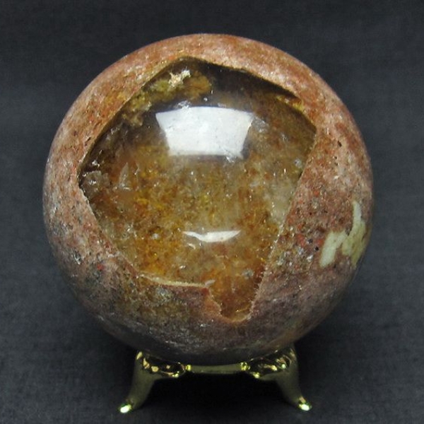 ガーデン水晶丸玉56mm[T637-3666]