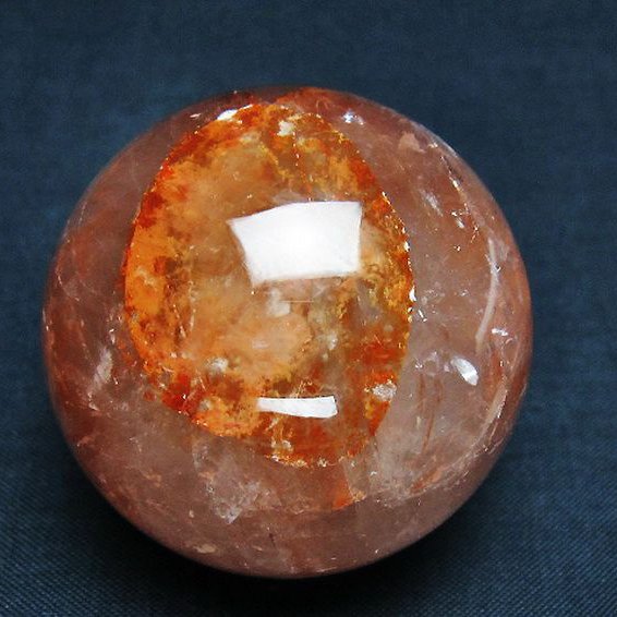 ヘマタイトインクォーツ丸玉 47mm [t643-4613]