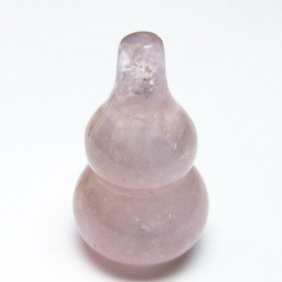 ローズクォーツ 葫芦 置物[T646-1070]