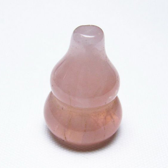 ローズクォーツ 葫芦 置物[T646-828]