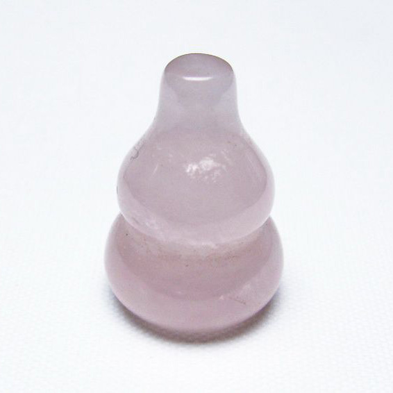 ローズクォーツ 葫芦 置物[T646-842]