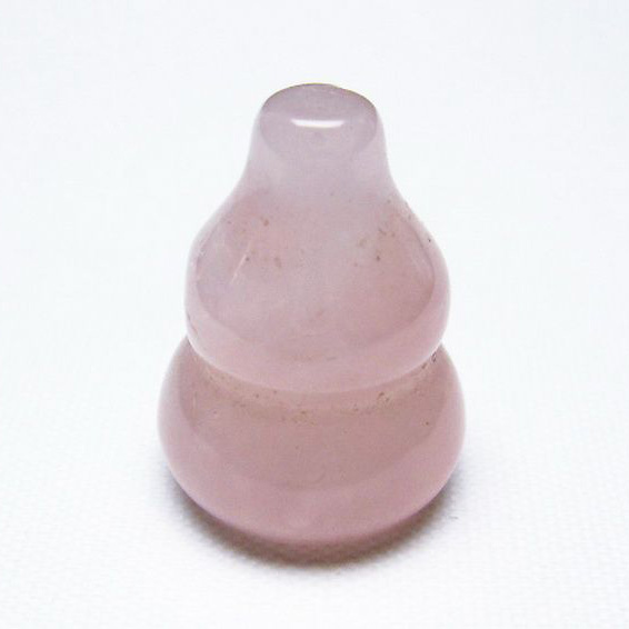 ローズクォーツ 葫芦 置物[T646-853]