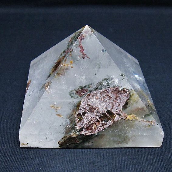 赤ガーデン水晶ピラミッド[T648-3719]