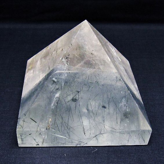 ガーデンルチル水晶ピラミッド[T648-3736]