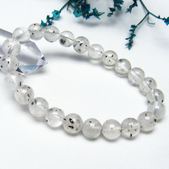 バイオタイトインクォーツブレスレット8mm[T663-1100]