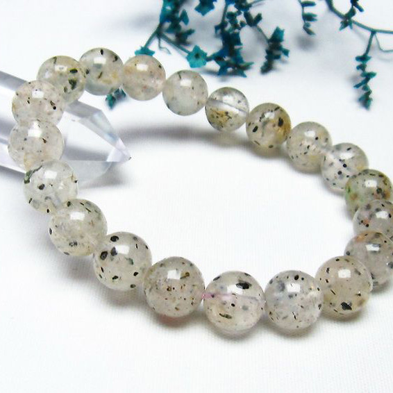 バイオタイトインクォーツブレスレット10mm[T663-1152]