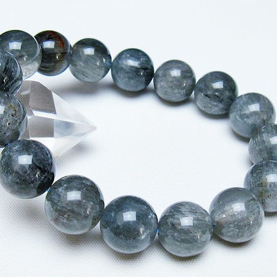 トルマリンルチルブレスレット 13mm [T664-985]