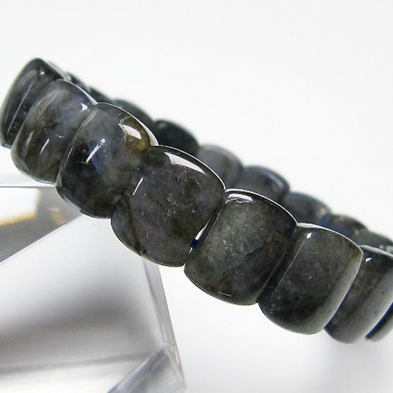 パワーストーン 天然石 ラブラドライトバングル[T666-1346]