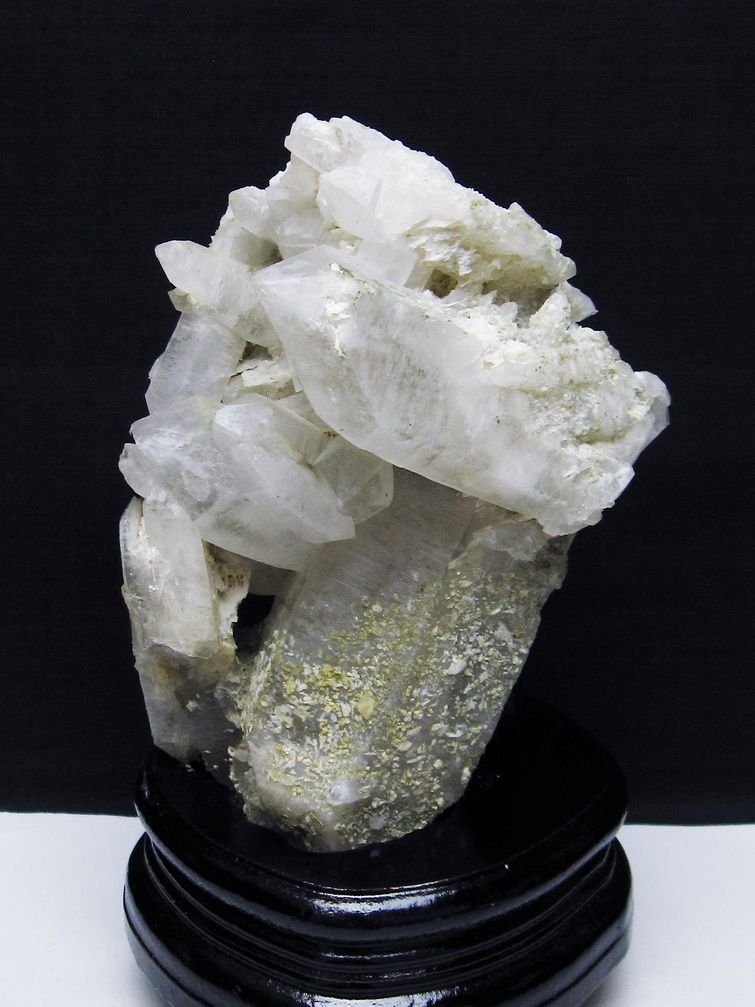 トルマリン入りヒマラヤ水晶クラスター[T668-7852]