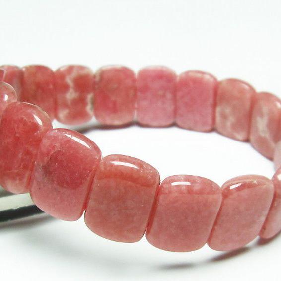 パワーストーン 天然石 インカローズ(ロードクロサイト)バングル[T67-3506]