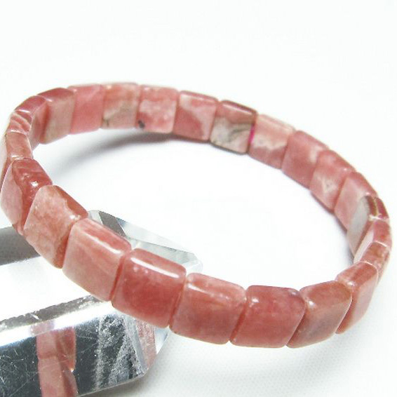 パワーストーン 天然石 インカローズ(ロードクロサイト)バングル[T67-3531]