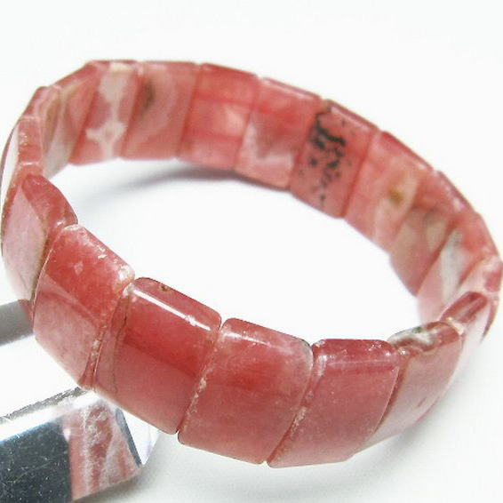 パワーストーン 天然石 インカローズ(ロードクロサイト)バングル[T67-3594]