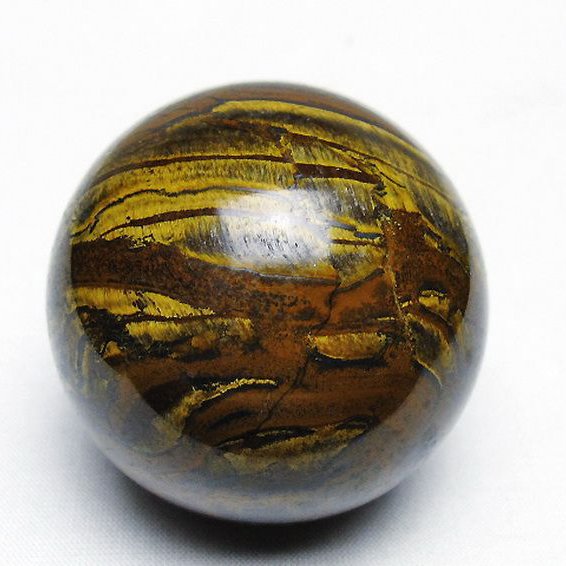 アイアンタイガーアイ丸玉 55mm [t671-6170]