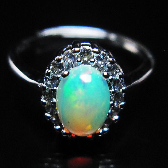 プレシャスオパール指輪(9号)[T674-2939]