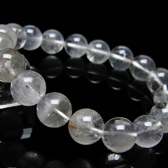 ガーデン水晶ファントムブレスレット12mm[T676-1388]