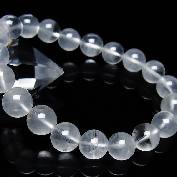 ガーデン水晶ファントムブレスレット 10mm [T676-1777]