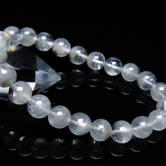 ガーデン水晶ファントムブレスレット 9mm [T676-1809]