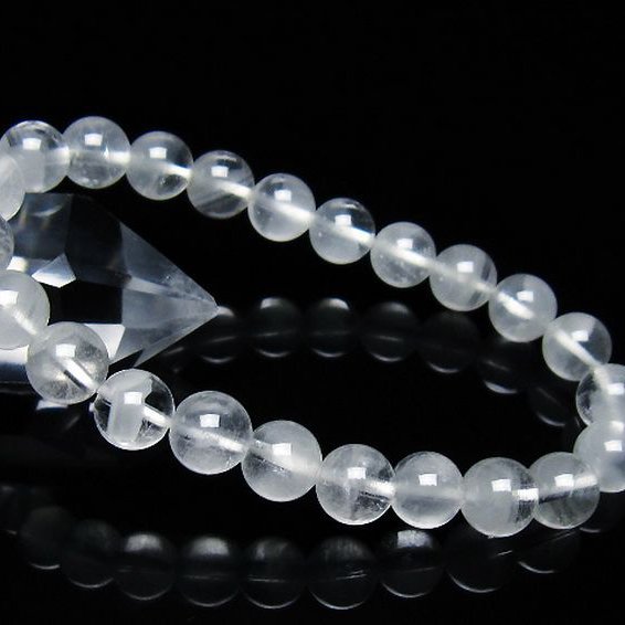 ガーデン水晶ファントムブレスレット 8mm [T676-1889]
